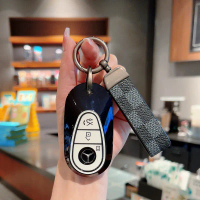 Sarung Kunci Kereta, Bahan TPU, untuk Mercedes Benz E C S GLC Class E200 E400 E63 W213 S550 S560 C26