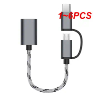 1~6PCS in 1 Type-C OTG Adapter Cable for S10 S10 Mi 9 Android MacBook Mouse Gamepad Tablet PC Type C OTG USB