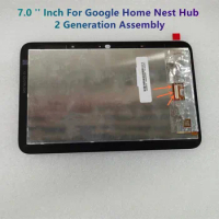Original 7.0'' For Google Home Nest Hub 2 Generation LCD Display Touch Screen Digitizer Assembly Repair Parts Replacement Tested