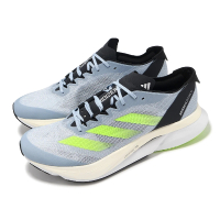 adidas 愛迪達 慢跑鞋 Adizero Boston 12 M 男鞋 灰 綠 輕量 回彈 輪胎大底 運動鞋 愛迪達(ID4233)