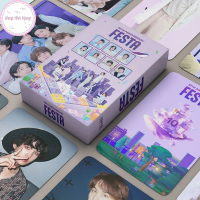 Bộ 55 Lomo Card BT S  Fes.ta 10th Anniversary Bo Góc In Sắc Nét