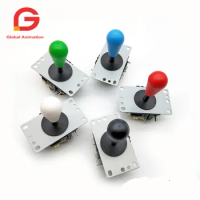 2 PCS Copy Sanwa 8Way Joystick With Micro Switch For DIY Arcade Game Machine High Quality Multi Color Red Green Blue White Black
