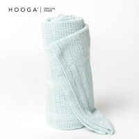 HOOGA Ellis Throw (Crystal Grey / Oyster Mushroom / Ice Flow, Plein Air)