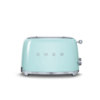 【SMEG】義大利復古美學 2片式烤麵包機-粉綠色