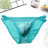 Sexy Underwear Men Brief Seamless Transparent Boxer Shorts Ultra Thin Sheer Breathable Panties Sexy Underpants Boxershorts