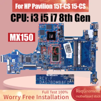 DAG7BDMB8F0 For HP Pavilion 15T-CS Laptop Motherboard i3 i5 i7 8th Gen N17S-G1-A1 MX150 2G L34174-601 Notebook Mainboard