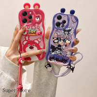 เคสตุ๊กตาสีครีมมีหู สำหรับ Xiaomi Redmi 12 4G 23053RN02A, 23053RN02Y, 23053RN02I, 23053RN02L, 23077R