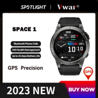 Original Stratos 3 GPS Smart Watch Men 1.43" AMOLED 24H Health Monitor IP68 Waterproof Bluetooth Call Military Smartwatch Strava