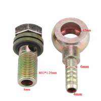 Durable Ball Head Adapter Oil Cooler Screw Oil Cooler Screw Practical Anti-rust Motorcycle Fittings Oil Cooler Refit