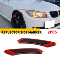 ​Smoke Front Bumper Reflector Side Marker Lights For BMW E90 E91 LCI 2009-2011
