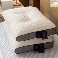 天絲乳膠枕 泰國乳膠 枕芯  泰國乳膠枕頭一對家用天然橡膠枕芯記憶單人護頸椎枕助雙人低睡眠