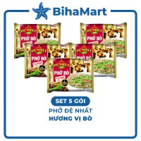 [SET 5 GÓI] - ACECOOK - Đệ Nhất phở hương vị Phở Bò, phở bò Đệ Nhất Acecook, phở bò Acecook Đệ Nhất 