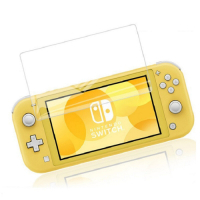 Nintendo任天堂 Switch Lite高透光2.5D弧邊9H鋼化玻璃貼