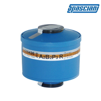 SPASCIANI 中濾度有機酸性防塵濾毒罐 適用義大利TR-2002系列防毒面具 A2B2P3-202