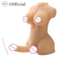 Shemale Sex Doll with Penis Breast Adult Realistic Half Body Doll Male Masturbator Anal Insertable Huge Dildo Sex Toys for Women