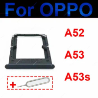 Sim Card Tray Holder For OPPO A52 A53 A53s 4G 5G (2020) Dual SIM SD Card Slot Reader Holder Adapter Replacement Repair Parts