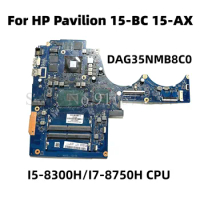 For HP Pavilion 15-BC 15-AX laptop motherboard DAG35NMB8C0 L22039-601/L22038-601 With Intel I5/I7 CPU GTX1050 N17P-G0-A1