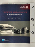 【書寶二手書T6／大學商學_KO9】Horngren's Cost Accounting: A Managerial Emphasis (GE)_Srikant M. Datar
