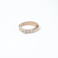 Ikat Pinggang BALENCIAGA BB 2CM HOURGLASS CROCO BEIGE BELT 100% ORIGINAL Size 85