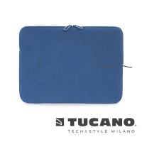 【TUCANO】義大利 TUCANO Melange 優雅防滑落筆電袋 14吋 - 藍色