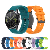 For Huawei Watch GT 3 42mm 46mm Strap Silicone 20mm 22mm Bracelet For Huawei Watch 3 4/GT 2 Pro/GT 3 SE/GT Runner/GT 4 Men Band