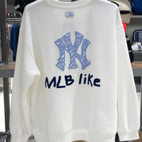 เกาหลีใต้แท้ MLB เสื้อกันหนาวหญิง ใหม่ LA คู่เสื้อผ้า Yankey ทีม NY เสื้อกันหนาวเสื้อยืดผู้ชาย