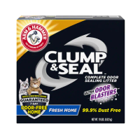【ARM&HAMMER 鐵鎚】頂級淨味貓砂(礦砂)19LB*2入