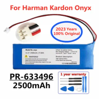 2023 Years New 100% Original Onyx Speaker Replacement Battery For Harman Kardon Onyx PR-633496 2500mAh Rechargable Batteries