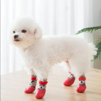 Woofidoo Pet Waterproof Socks Dog Cat Kaos Kaki Boots Sepatu Anjing Pasti Ori
