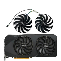 NEW T129215SU FDC10U12S9-C RX 5700 XT GPU fan，For ASUS RX 5700 5600 5500XT DUAL EVO Video card cooling fan