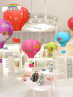 熱氣球裝飾燈籠教室店鋪店面掛飾場景布置熱氣球屋頂吊飾節日用品