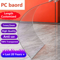 PC FLAT TRANSPARENT ROOF / ATAP CERAH LUTSINAR RATA 1mm /2mm POLYCARBONATE / GREENHOUSE / AWNING SHE