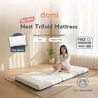 Domi Nest Trifold Mattress Rebonded 90x200 - Kasur Lantai Lipat Premium Firm