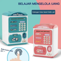 【COD】Pengenalan Wajah/Kunci Kata Sandi Digital/Mainan Anak Atm Celengan / Mainan Brangkas Mainan Nab