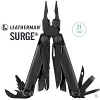 [ LEATHERMAN ] Surge黑工具鉗 附銼刀+尼龍套 / 21 tools / 831334