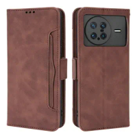 For Vivo X Note 5G 2022 Luxury Case Portable Card Slot Leather Wallet Phone Holder Shell VIVO X NOTE Case XNote Shockproof Cover