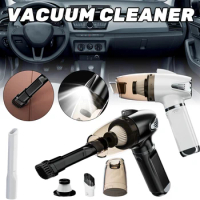 Handheld Car Mounted Vacuum Multifunctional Rechargeable Vacuum Cleaners For Sofa Car Seats Car Accessories