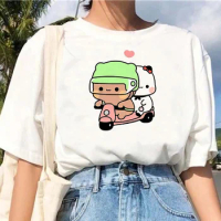 Bubu And Dudu t shirt women streetwear graphic tshirt girl manga Japanese anime clothing