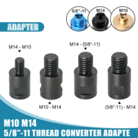 M14 M10 5/8-11'' Adapter Angle Grinder Thread Converter Adaptive Shaft Connector Polished For Diamond Core Drill Bits Hole Saw
