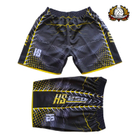 Celana Kolor Voli Pria Mizuno Full Printing HS250 Sport Bahan Lotto Tebal Nyaman/Celana Pendek Olahr
