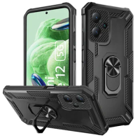 Poco X5 Pro 5G Case Military Heavy Duty Protect Anti-drop Etui For Xiaomi Mi Poco M5S X4 M4 X3 NFC M3 F3 Pro Ring Bracket Cover