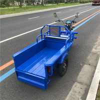 新款電動三輪車擺攤平板車貨運車家用代步接送孩子成人拉貨載貨車
