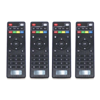 For MXQ MXQ-PRO T95 X96 MX9 M8 M9C H9 Infrared TV Accessories 4Pcs Portable Set-Top Box Remote Control
