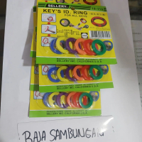 Key's ID Ring Sellery 5 Set Ring Kunci Warna Karet Penanda Kunci Depok