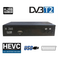 DVB T2 HEVC 265 Digital TV Tuner DVB-T2 H.265 1080P HD Decoder USB Terrestrial TV Receiver Set Top Box Easy To Use EU Plug