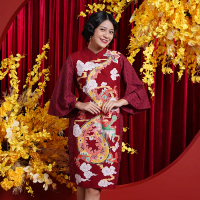 NONA RARA - Diva Tulis CNY D0452, Baju blouse batik wanita modern