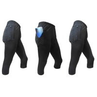 Celana Sepeda Balap 3/4 - Celana Sepeda Ketat Padding Busa POLOS-KANTUNG