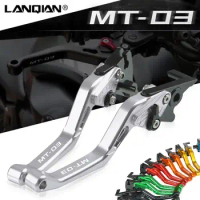 Motorcycle Aluminum Brake Clutch levers Parts For Yamaha MT03 2005 2006 MT-03 MT 03 2015 2016 2017 2018 2019 2020 Accessories