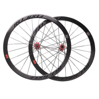 rujixu disc brake 700c road bike wheelset type high quality carbon aluminum alloy wheel center lock or 6-blot road bike