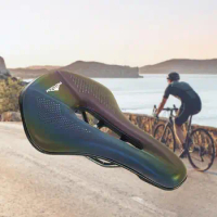 Bicycle Saddle Seat Bike Seat Hollow Wear Resistant Waterproof Comfortable Soft Bicycle Seat Saddle Mountain Bike Saddle Seat